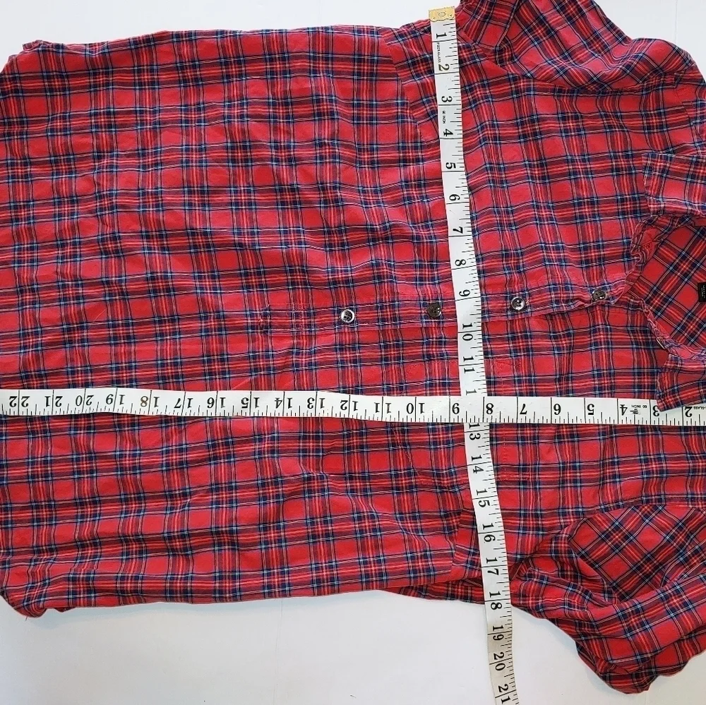 J. Crew Red Plaid Tunic 2